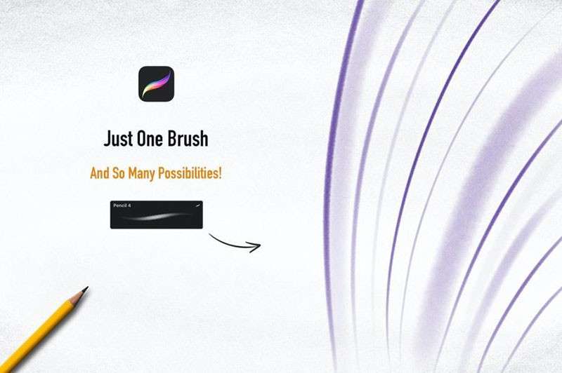 20个仿铅笔效果Procreate笔刷 笔刷资源 sucaiwan.com