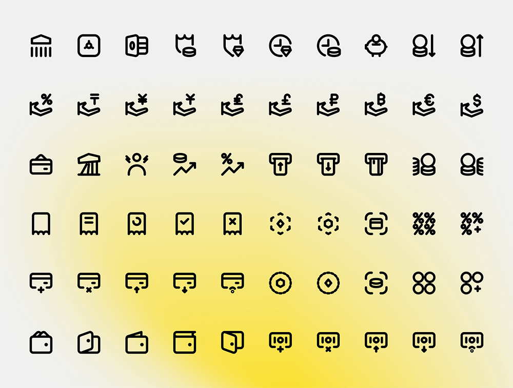 金融与支付主题矢量图标 图标素材 sucaiwan.com