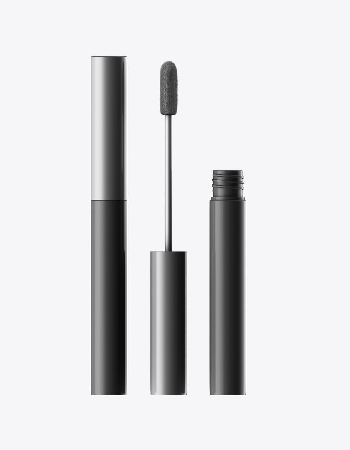 美妆化妆品唇釉唇彩品牌包装设计样机 Set of cosmetic Tubes Mockup 样机素材 sucaiwan.com