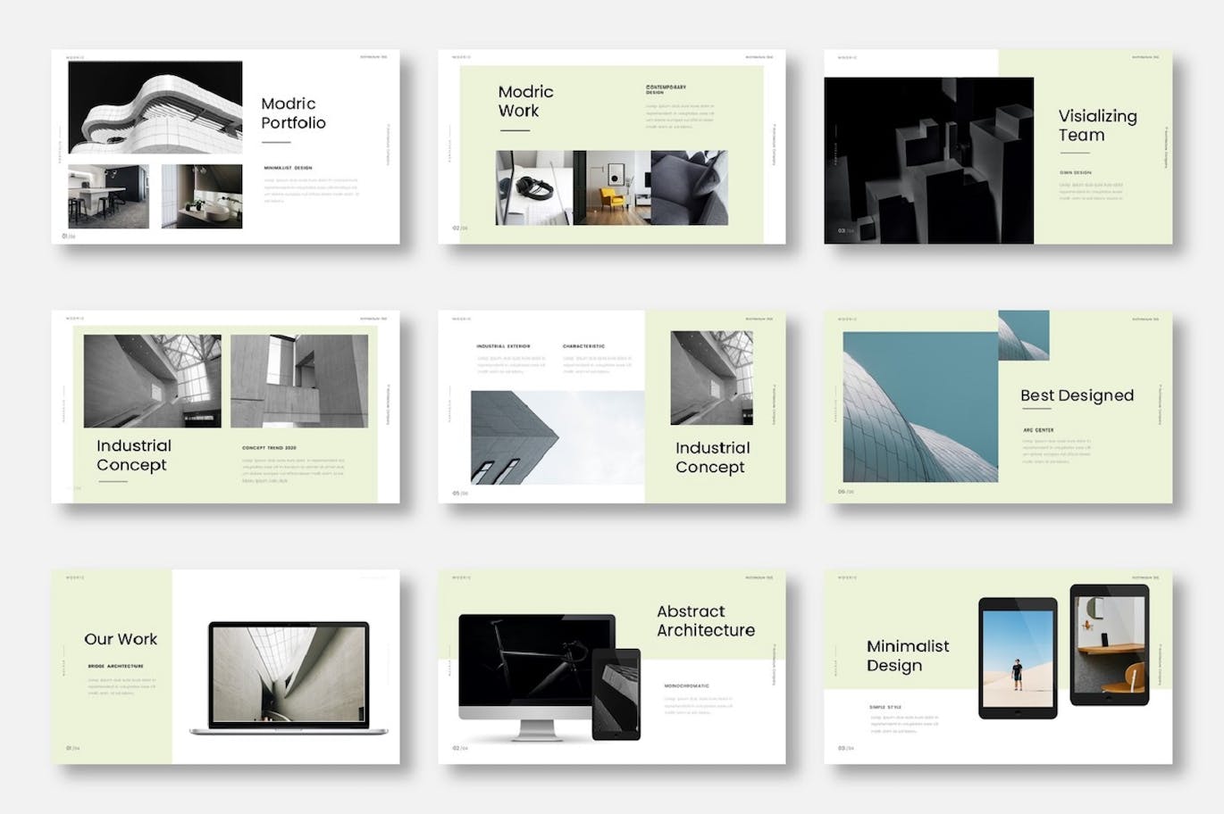商业工作报告Powerpoint模板 Modric – Business PowerPoint Template 幻灯图表 第3张-素材湾丨精选海外优质设计素材资源 商业工作报告Powerpoint模板 Modric – Business PowerPoint Template 幻灯图表 sucaiwan.com