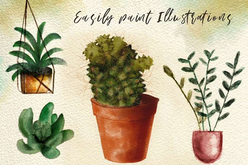 75个Procreate水彩笔套装 笔刷资源 sucaiwan.com