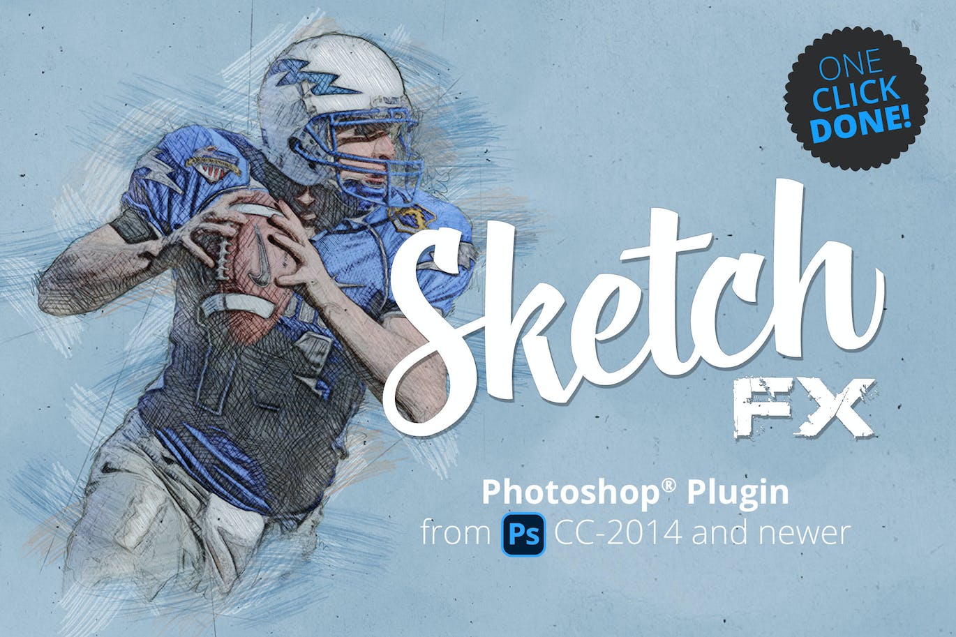 素描FX-照片效果PS插件 Sketch FX – Photo Effect Plugin 插件预设 sucaiwan.com