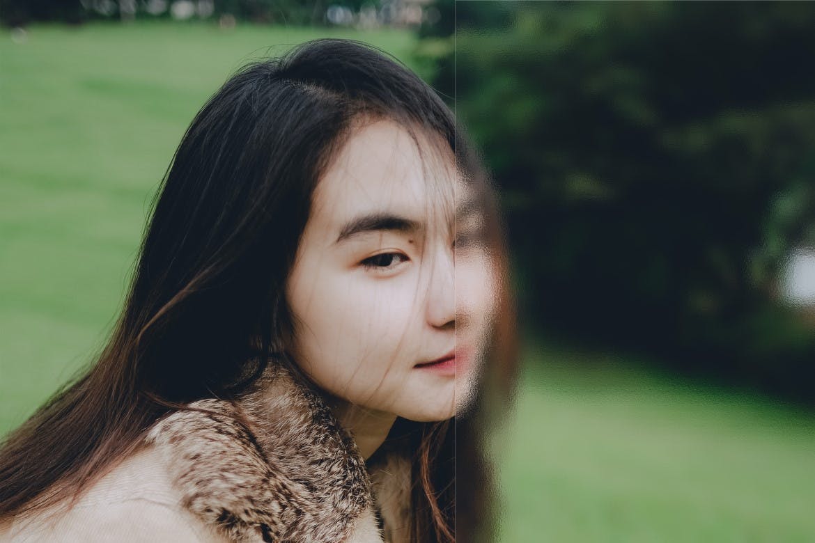 模糊玻璃照片特效PS图层样式 Glass Blur Photo Effect 插件预设 sucaiwan.com