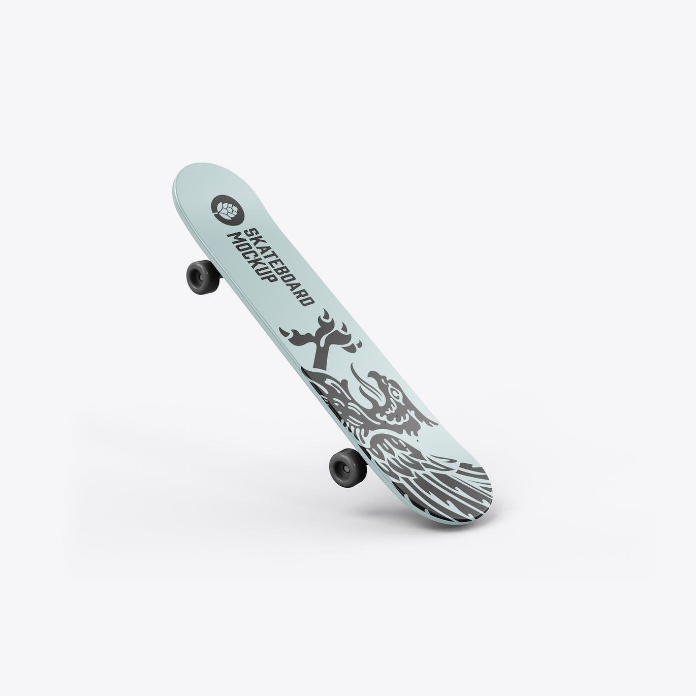 骑行滑板品牌设计样机 Skateboard Mockup 样机素材 sucaiwan.com