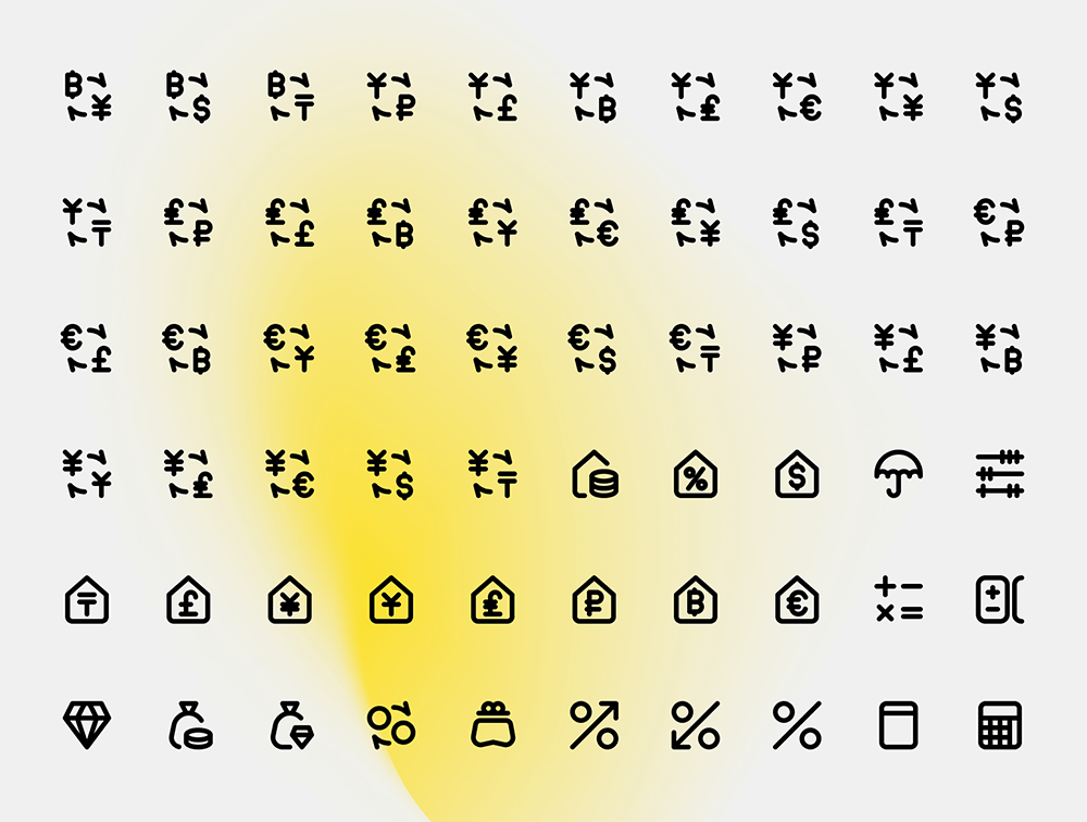 金融与支付主题矢量图标 图标素材 sucaiwan.com