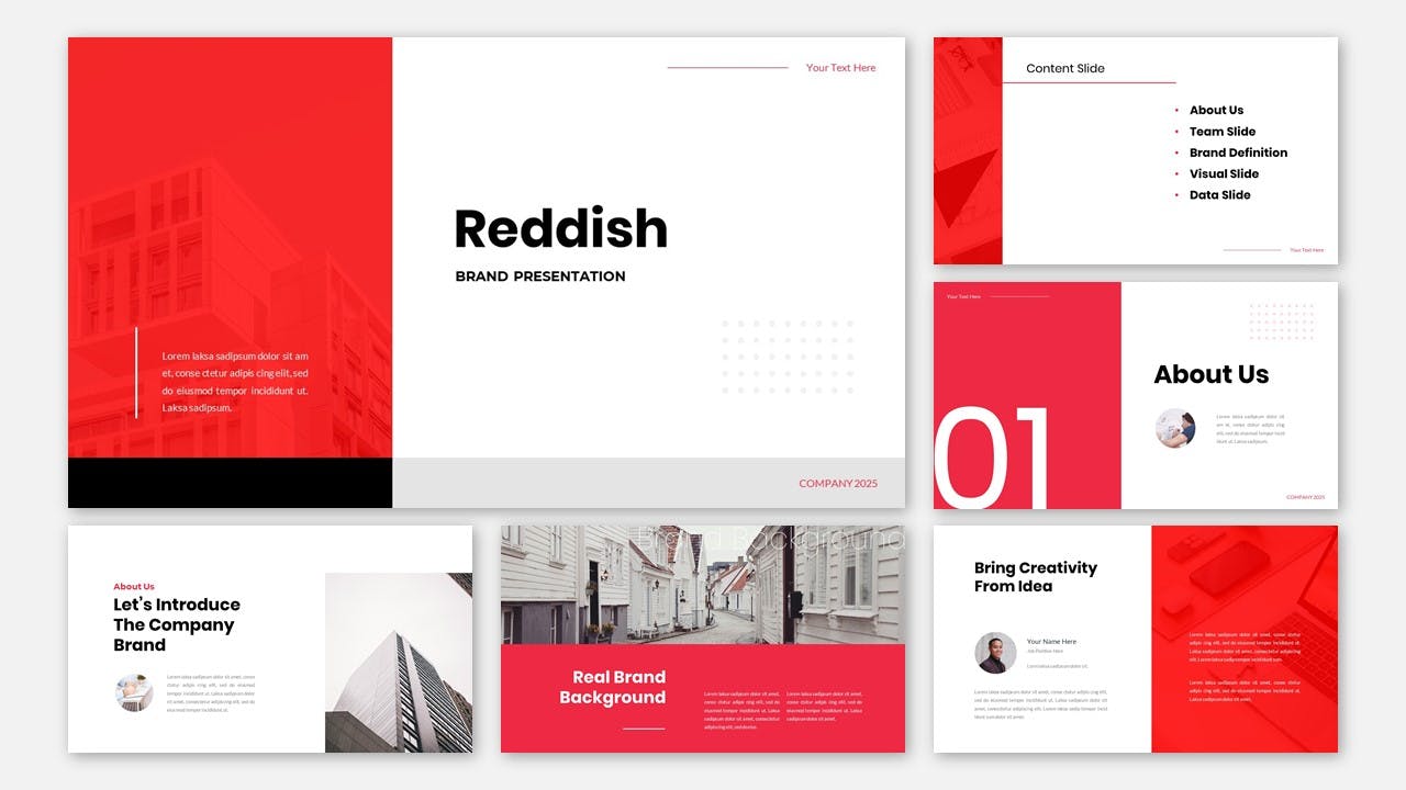 商业品牌指南PowerPoint演示文稿模板 Reddish – Business Brand Guideline Powerpoint 幻灯图表 第2张-素材湾丨精选海外优质设计素材资源 商业品牌指南PowerPoint演示文稿模板 Reddish – Business Brand Guideline Powerpoint 幻灯图表 sucaiwan.com