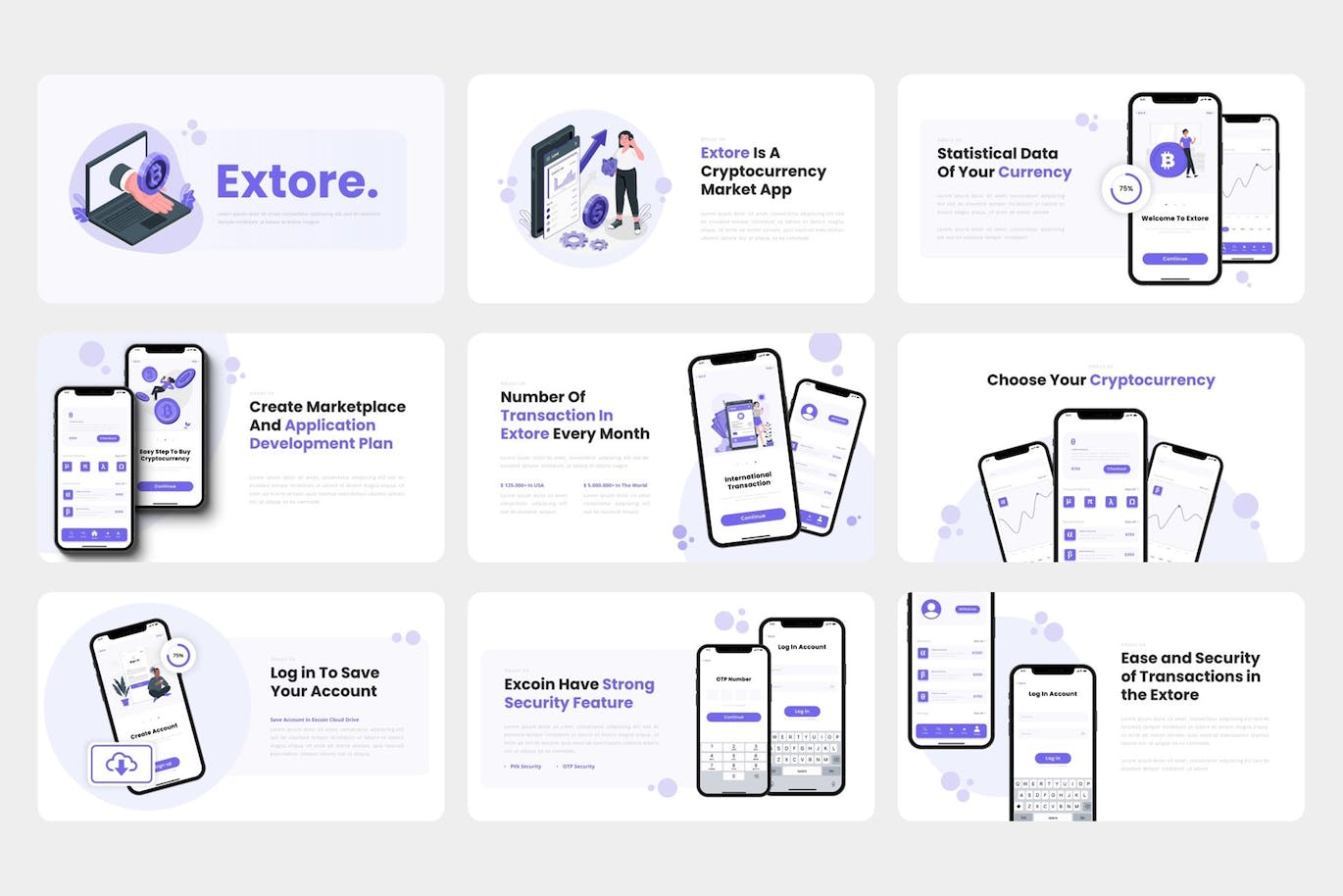 移动应用和SAAS推广Powerpoint模板下载 Extore – Mobile App & SAAS PowerPoint Template 幻灯图表 第6张-素材湾丨精选海外优质设计素材资源 移动应用和SAAS推广Powerpoint模板下载 Extore – Mobile App & SAAS PowerPoint Template 幻灯图表 sucaiwan.com