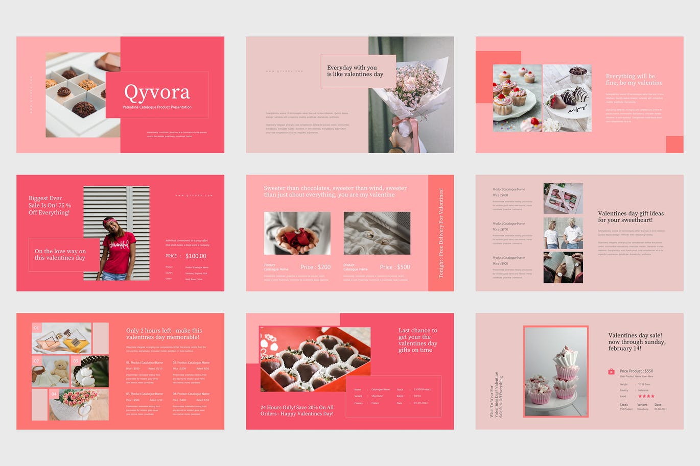 情人节食品目录Powerpoint模板下载 Qyvora – Valentine Catalogue Powerpoint 幻灯图表 第7张-素材湾丨精选海外优质设计素材资源 情人节食品目录Powerpoint模板下载 Qyvora – Valentine Catalogue Powerpoint 幻灯图表 sucaiwan.com