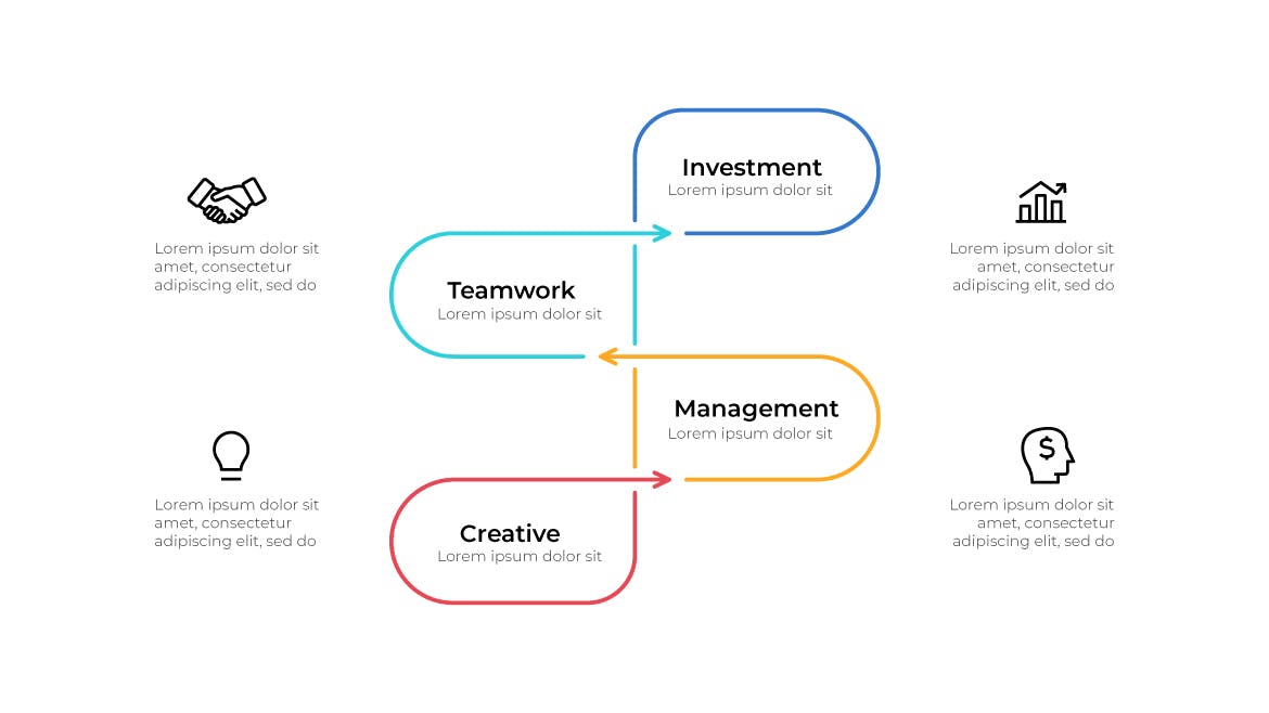 数据可视化信息图表元素集v9 Infographics Elements Set 09 幻灯图表 sucaiwan.com