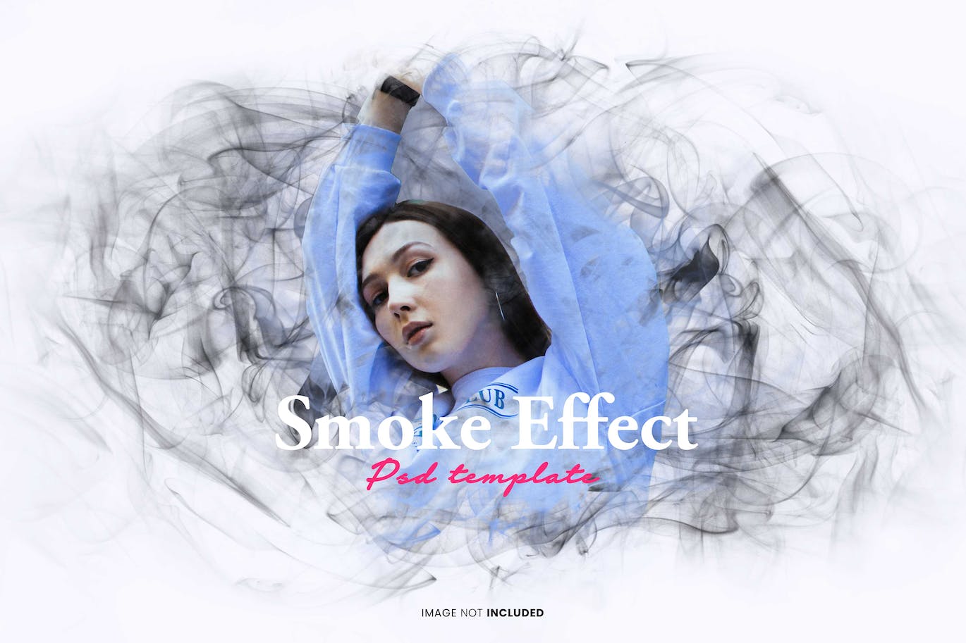 烟雾照片特效PS图层样式 Smoke Photo Effect 插件预设 sucaiwan.com