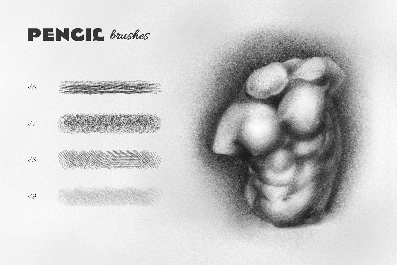 25个素描速写Affinity笔刷 笔刷资源 sucaiwan.com
