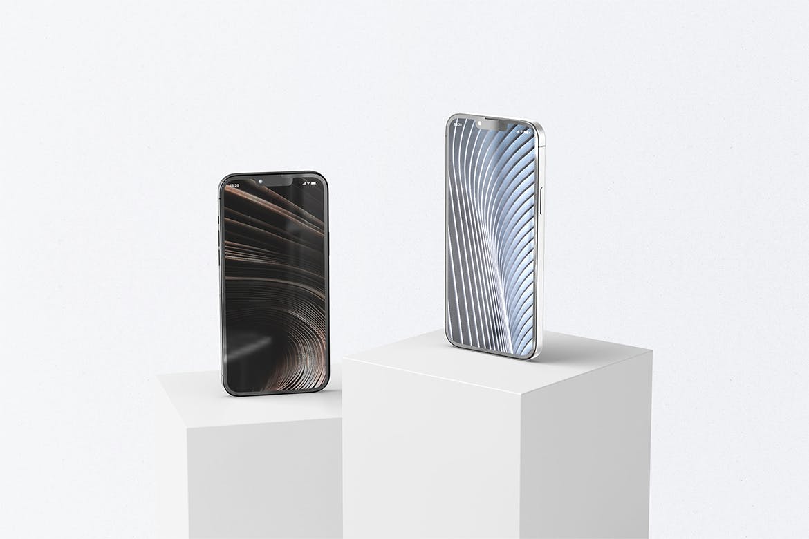 iPhone 13 Pro Max苹果手机样机 Phone 13 Pro Max Mockup 样机素材 sucaiwan.com