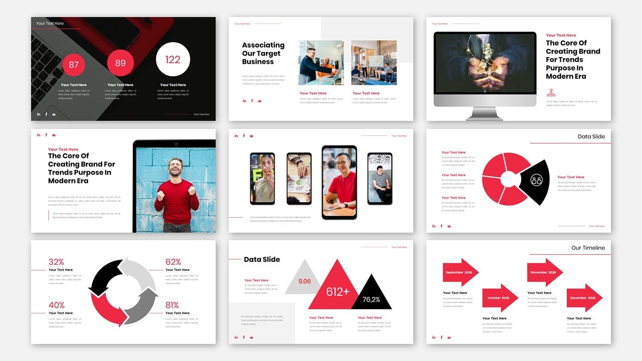 商业品牌指南PowerPoint演示文稿模板 Reddish – Business Brand Guideline Powerpoint 幻灯图表 第5张-素材湾丨精选海外优质设计素材资源 商业品牌指南PowerPoint演示文稿模板 Reddish – Business Brand Guideline Powerpoint 幻灯图表 sucaiwan.com