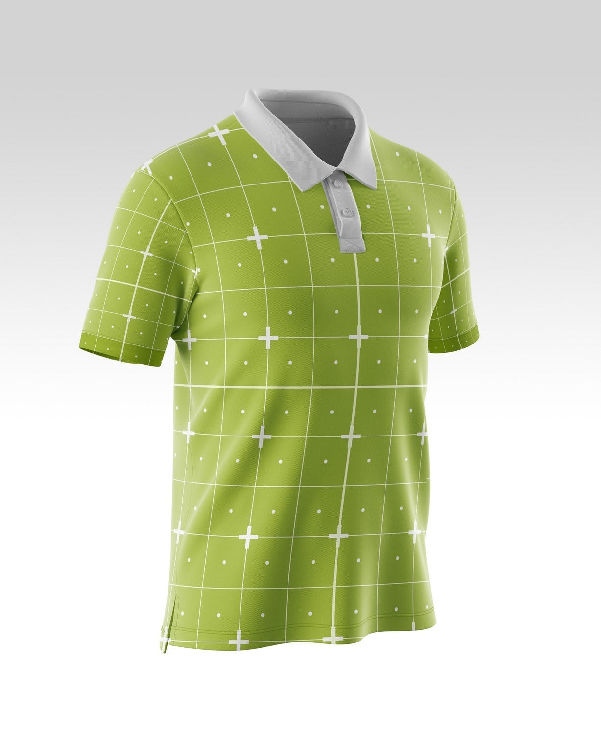 经典男式短袖Polo衫设计样机模板 Classic Men’s Short Sleeve Polo Shirt Mockup 样机素材 sucaiwan.com