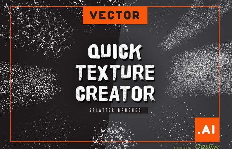 50个颗粒噪点纹理AI笔刷 笔刷资源 sucaiwan.com