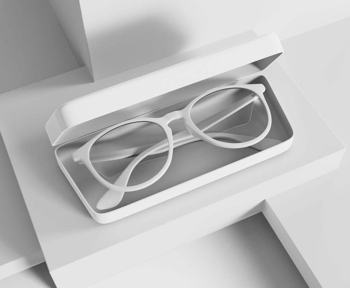 太阳镜眼镜品牌包装设计样机 Sunglasses Mockup 样机素材 sucaiwan.com