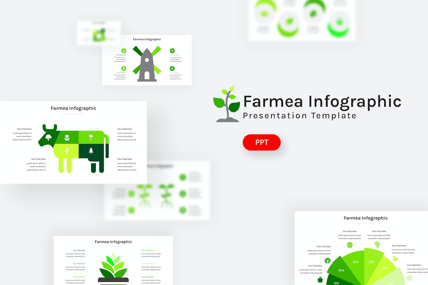 农牧场数据图表PowerPoint演示文稿模板 Farmea Infographic – Powerpoint Template 幻灯图表 第1张-素材湾丨精选海外优质设计素材资源 农牧场数据图表PowerPoint演示文稿模板 Farmea Infographic – Powerpoint Template 幻灯图表 sucaiwan.com