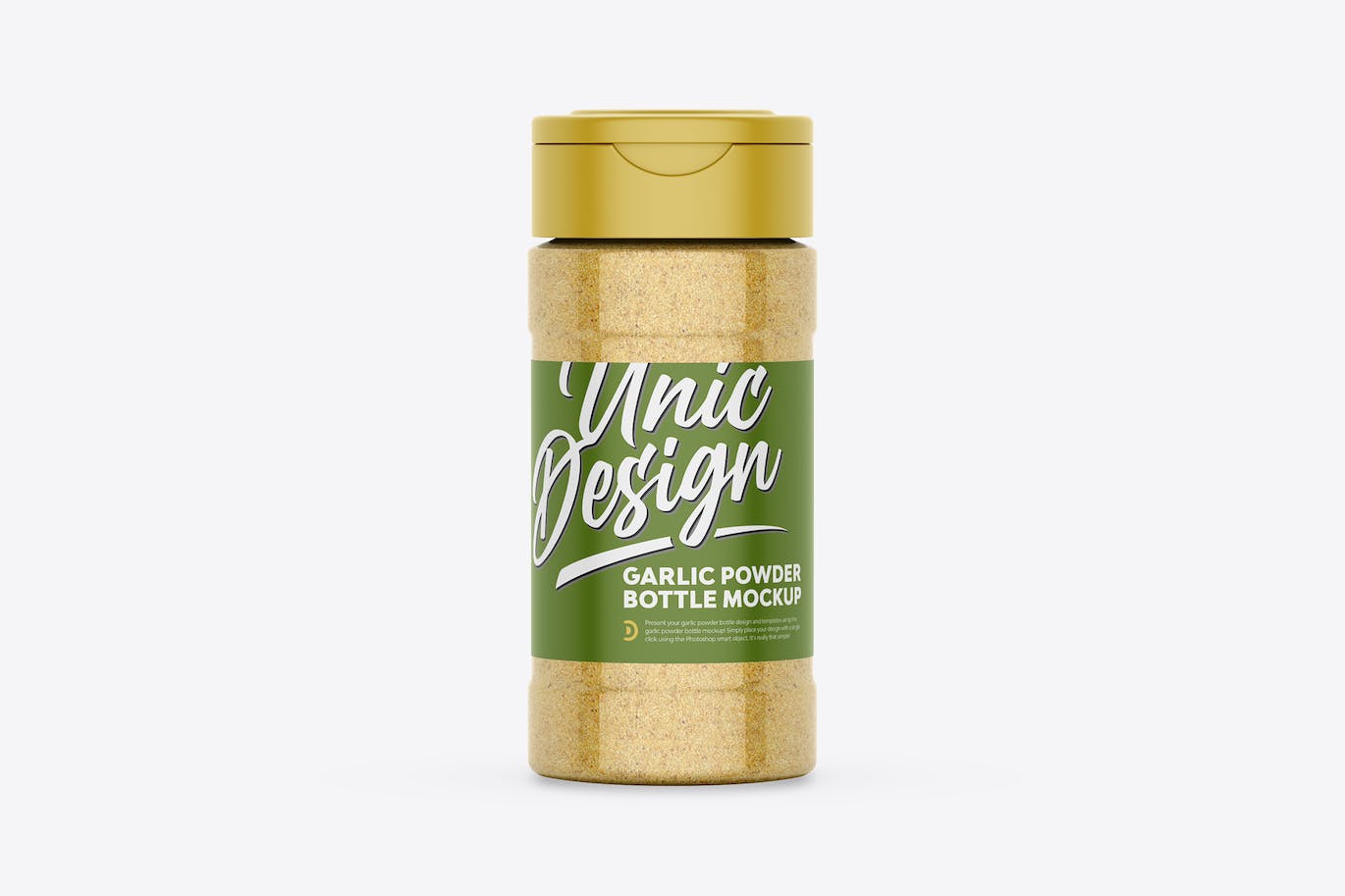 大蒜粉瓶包装设计样机 Garlic Powder Bottle Mockup 样机素材 sucaiwan.com