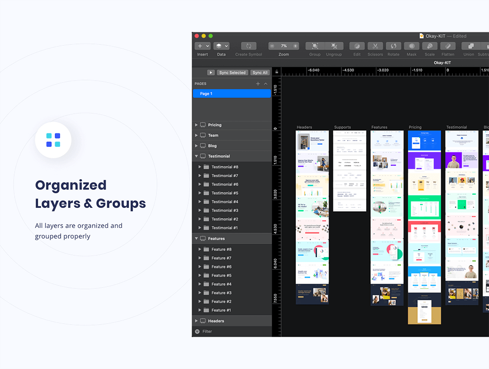 完美清新时尚着陆页UI套件 APP UI sucaiwan.com