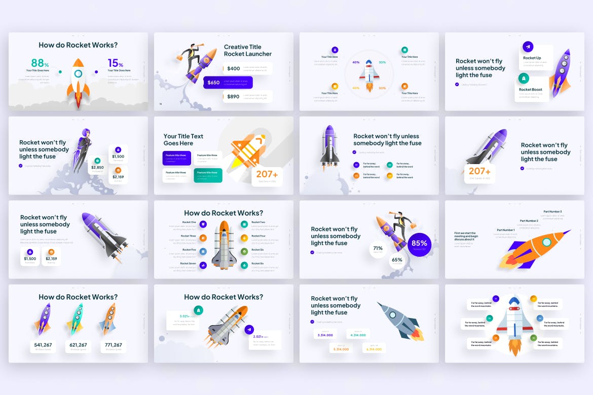 火箭信息图表PPT创意模板 Rocket Infographic PowerPoint Template 幻灯图表 第3张-素材湾丨精选海外优质设计素材资源 火箭信息图表PPT创意模板 Rocket Infographic PowerPoint Template 幻灯图表 sucaiwan.com