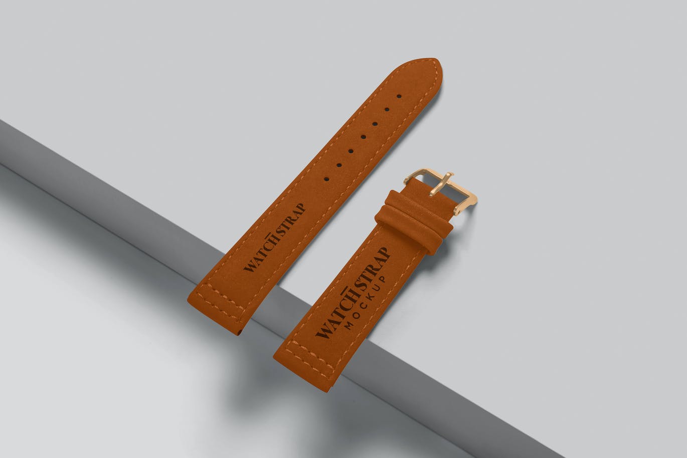 皮革表带手表品牌设计样机 Leather Watch Strap Mockups 样机素材 sucaiwan.com