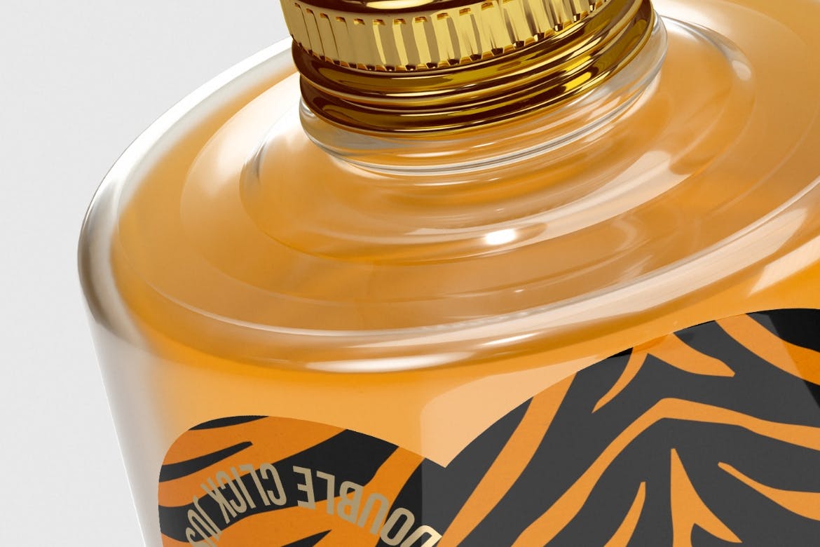 香水玻璃瓶品牌包装样机 Perfume Bottle Mockup 样机素材 sucaiwan.com