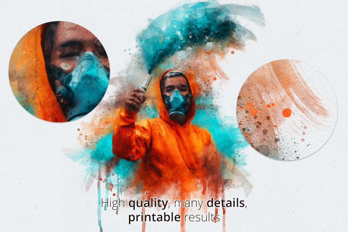 水彩FX-照片效果PS插件 Watercolor FX – Photo Effect Plugin 插件预设 sucaiwan.com