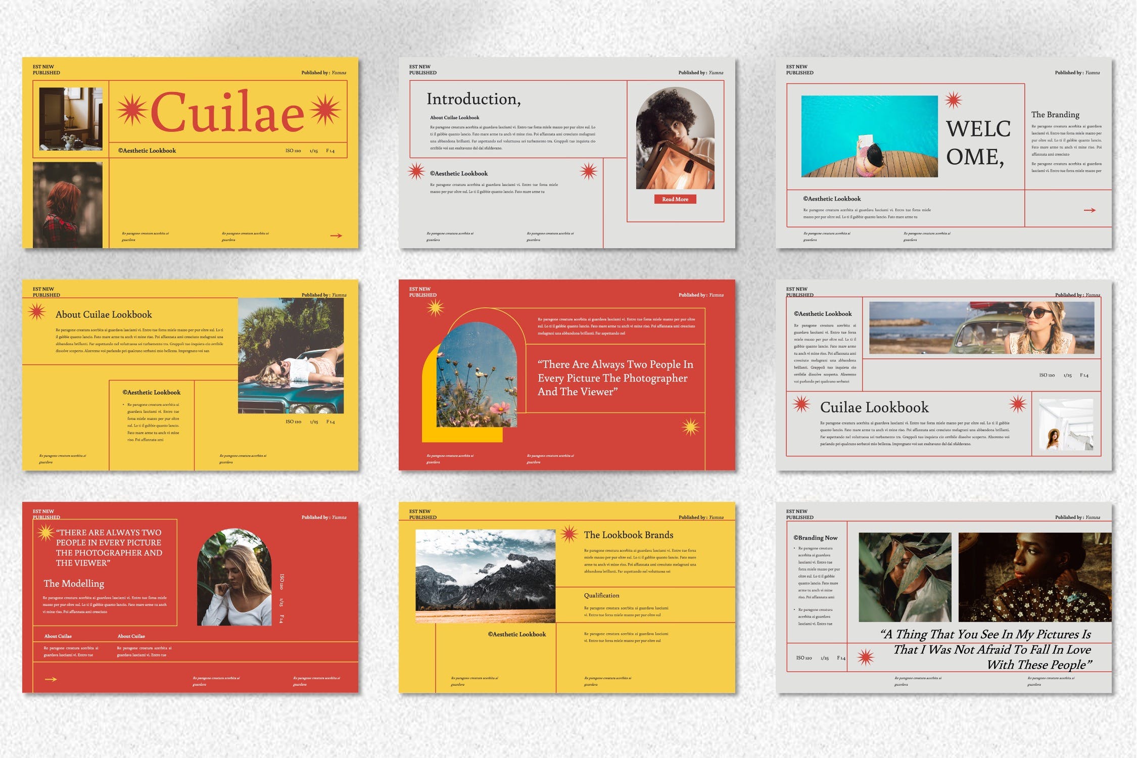 模特人物介绍Powerpoint模板下载 Cuilae – Modelling Powerpoint Template 幻灯图表 sucaiwan.com