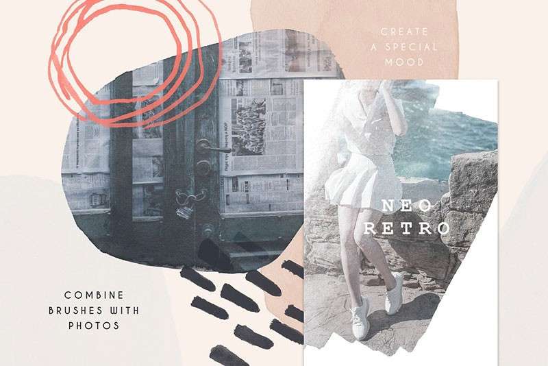 豪华水彩印章PS笔刷套装 笔刷资源 sucaiwan.com