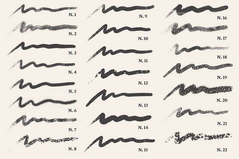 70个颗粒插画Procreate笔刷 笔刷资源 sucaiwan.com