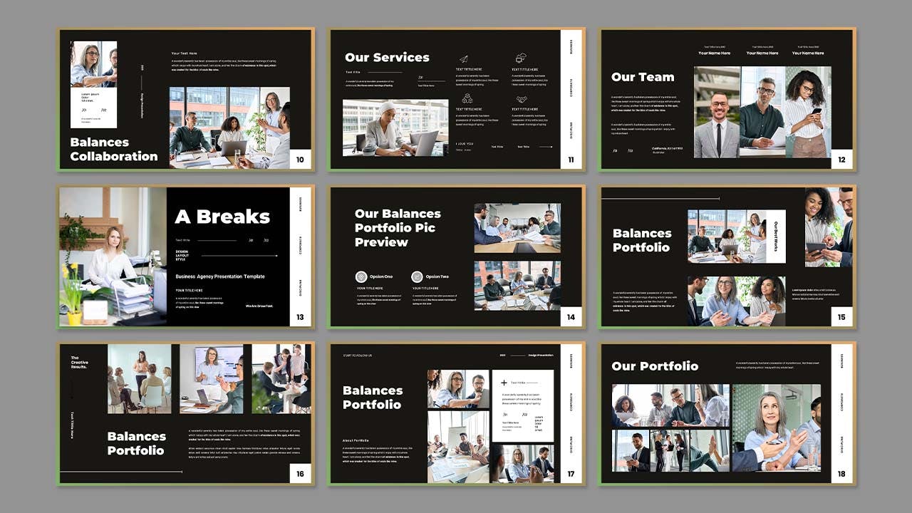 公司产品介绍PPT演示幻灯片模板 Balances Business Presentation PowerPoint Template 幻灯图表 第4张-素材湾丨精选海外优质设计素材资源 公司产品介绍PPT演示幻灯片模板 Balances Business Presentation PowerPoint Template 幻灯图表 sucaiwan.com