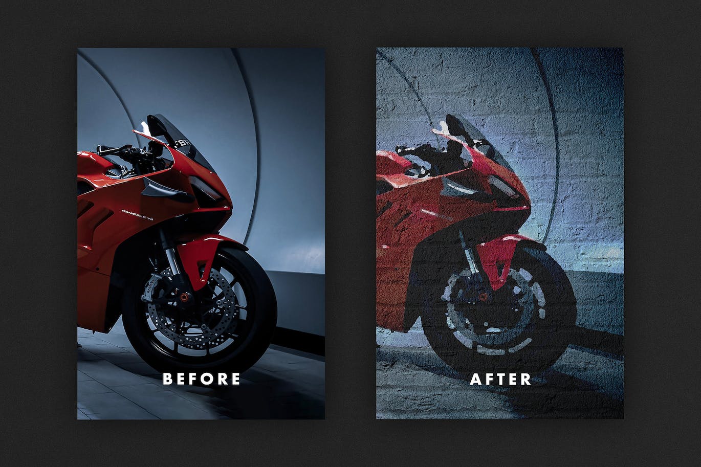 壁画艺术照片效果PS图层样式 Mural Photo Effect 插件预设 sucaiwan.com