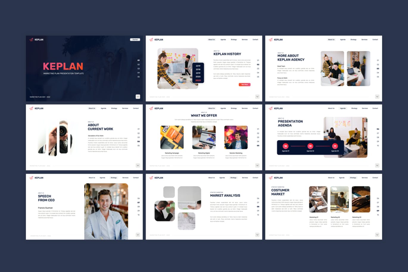 营销计划方案Powerpoint幻灯片模板 Keplan – Marketing Plan PowerPoint Template 幻灯图表 第2张-素材湾丨精选海外优质设计素材资源 营销计划方案Powerpoint幻灯片模板 Keplan – Marketing Plan PowerPoint Template 幻灯图表 sucaiwan.com