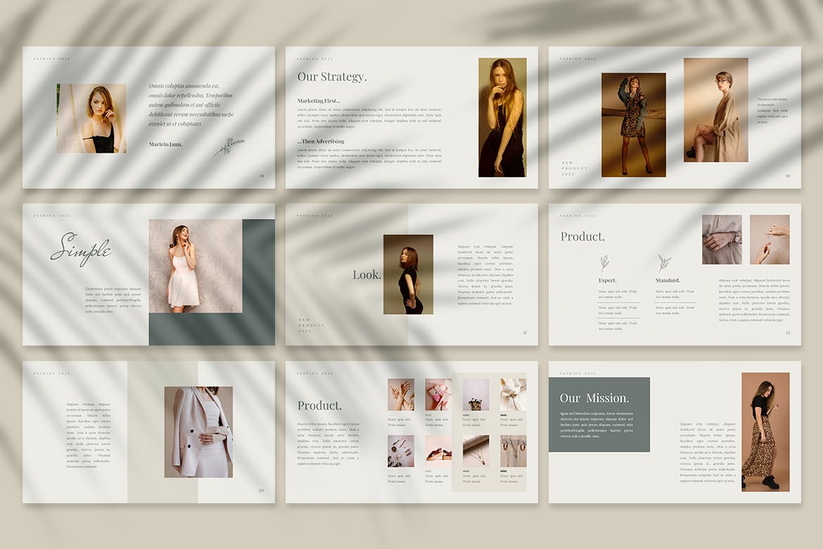 时尚女性品牌PowerPoint演示模板 Gaya – Fashion Presentation PowerPoint 幻灯图表 第3张-素材湾丨精选海外优质设计素材资源 时尚女性品牌PowerPoint演示模板 Gaya – Fashion Presentation PowerPoint 幻灯图表 sucaiwan.com