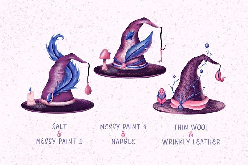 25个独特的阴影纹理Procreate笔刷 笔刷资源 sucaiwan.com