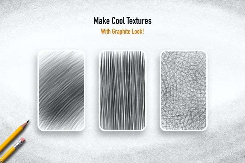 20个仿铅笔效果Procreate笔刷 笔刷资源 sucaiwan.com