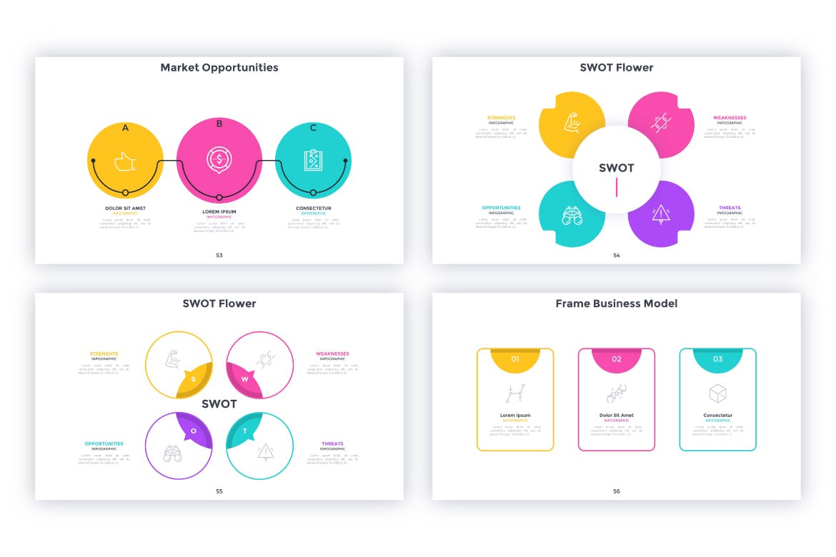 数据图表动画演示PPT模板 Futurist For Powerpoint 幻灯图表 sucaiwan.com