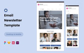 电子邮件推广签名模板 Email Newsletter Template
