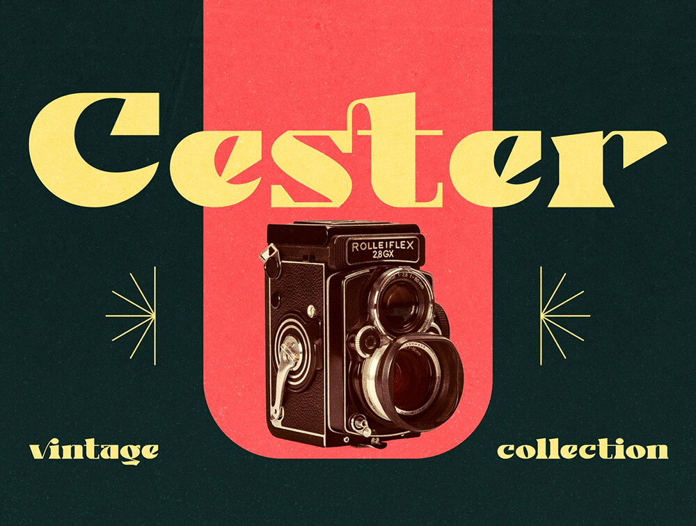 Cagila复古优雅衬线字体 设计素材 sucaiwan.com