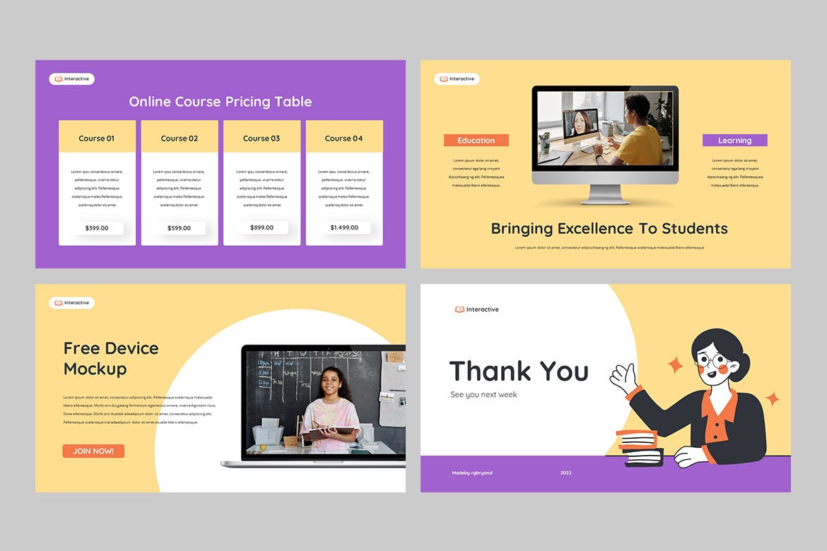 学校教育PPT幻灯片设计模板 Education Powerpoint Template 幻灯图表 sucaiwan.com