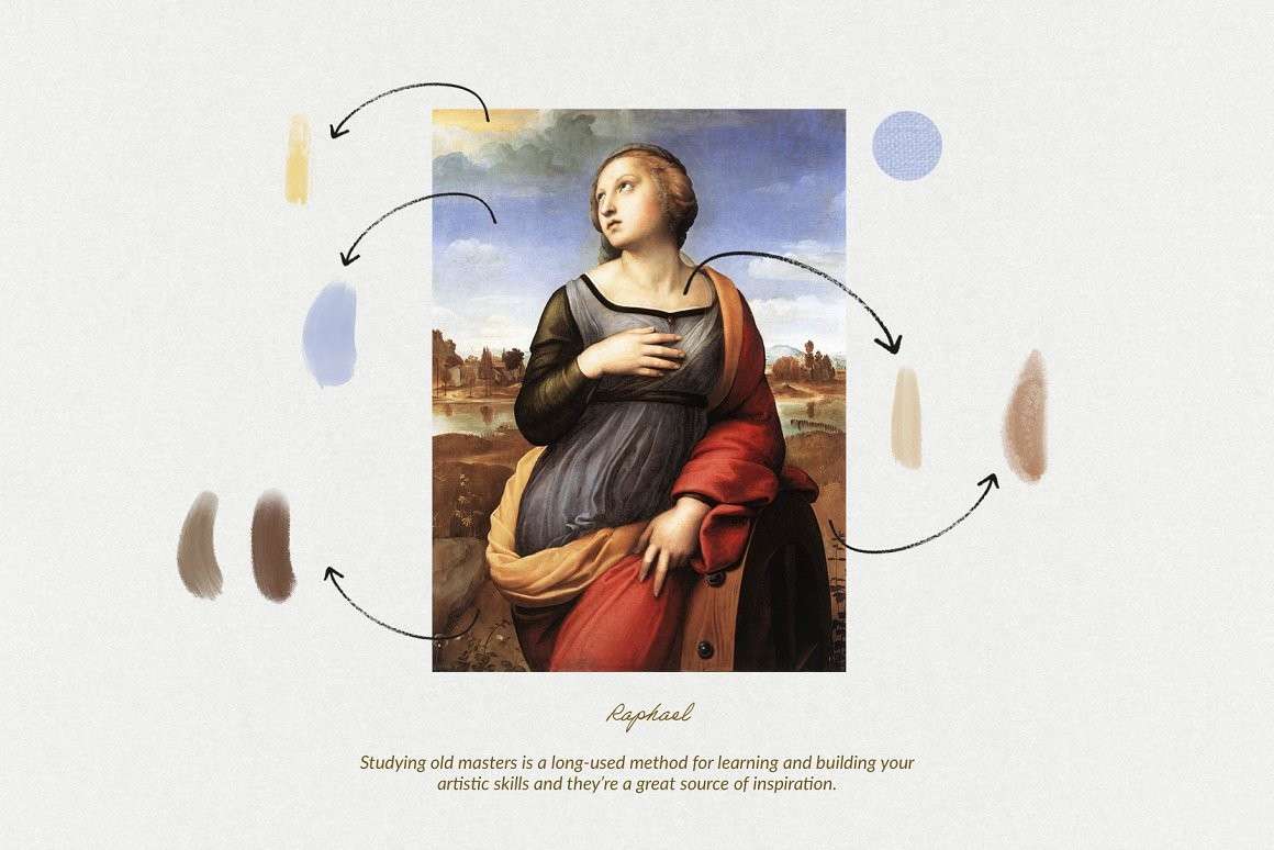 拉斐尔(Raffaello Santi)古典艺术油画Procreate笔刷 笔刷资源 第3张-素材湾丨精选海外优质设计素材资源 拉斐尔(Raffaello Santi)古典艺术油画Procreate笔刷 笔刷资源 sucaiwan.com