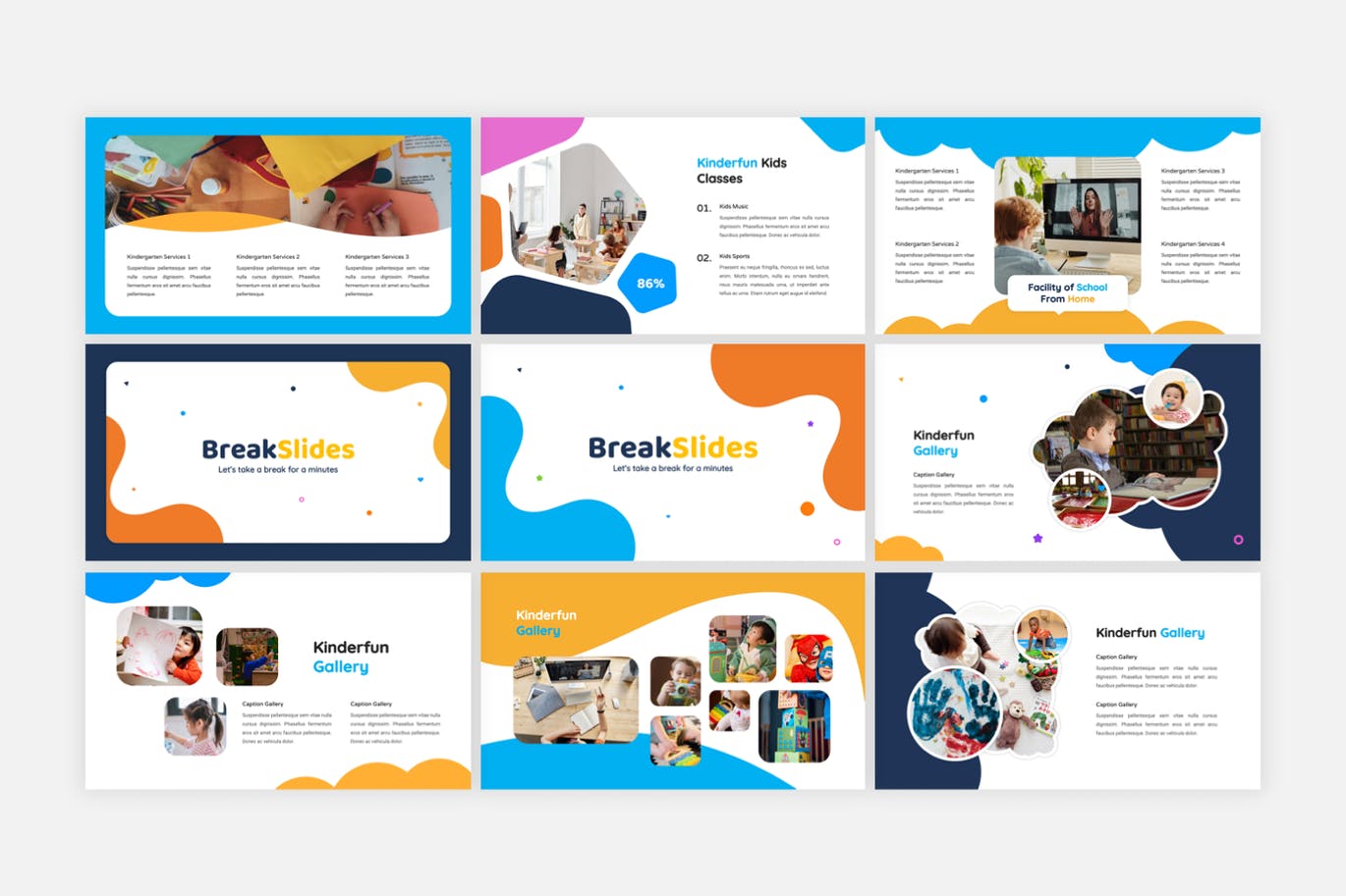 幼儿园&学前教育Powerpoint模板 Kinderfun – Kindergarten & Preshool PowerPoint 幻灯图表 第6张-素材湾丨精选海外优质设计素材资源 幼儿园&学前教育Powerpoint模板 Kinderfun – Kindergarten & Preshool PowerPoint 幻灯图表 sucaiwan.com