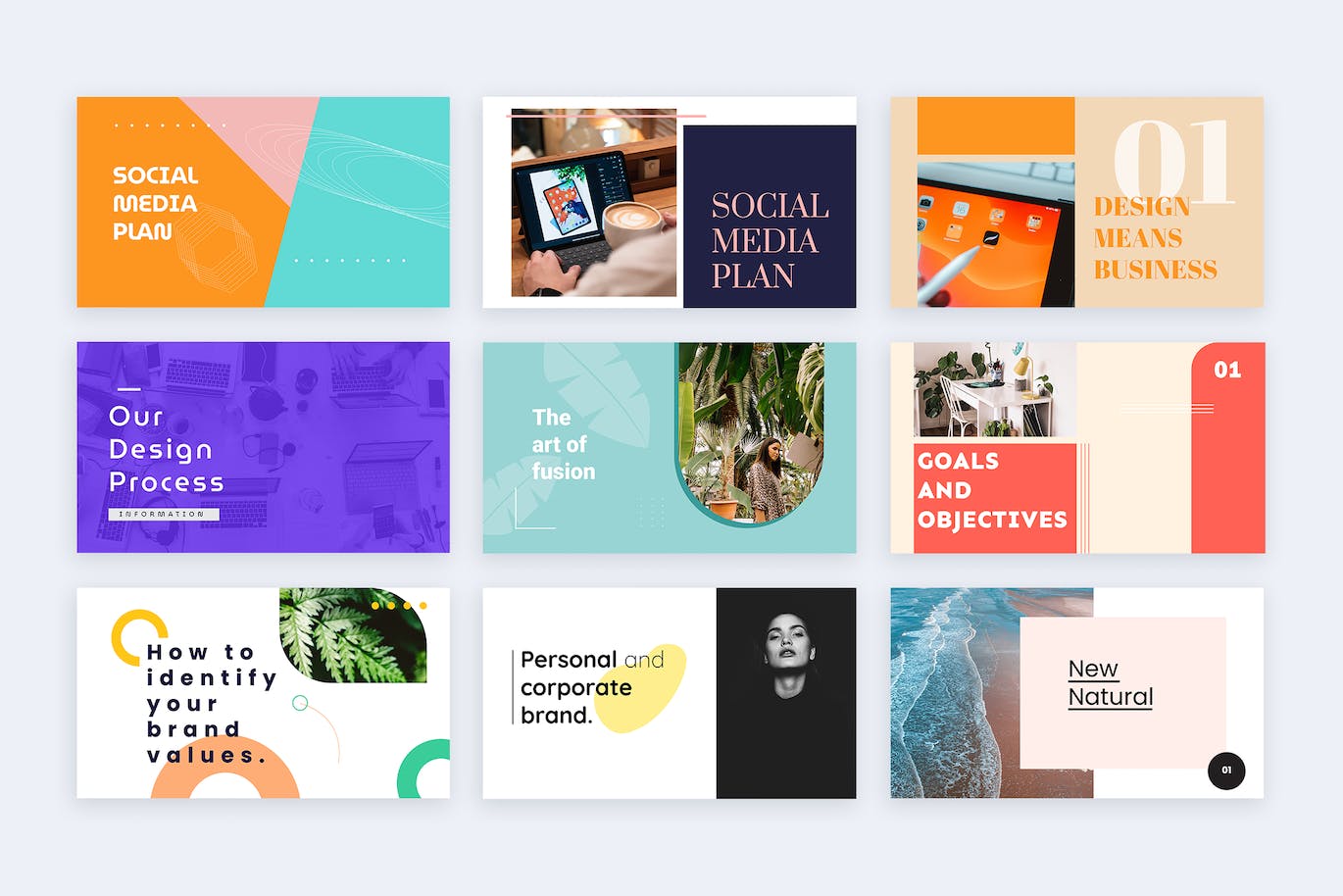 演示文稿封面幻灯片信息图表设计AI矢量模板 Presentation Cover Slide Illustrator Infographics 幻灯图表 sucaiwan.com