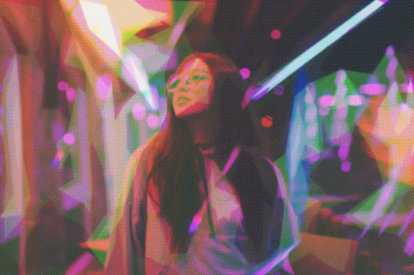 半色调多边形照片特效PS图层样式 Halftone Polygon Photo Effect 插件预设 sucaiwan.com