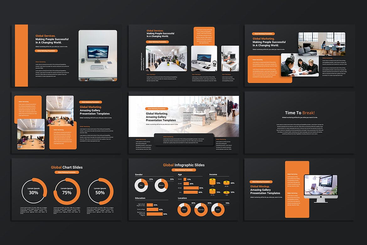 全球营销推广PPT素材 Global Marketing – PowerPoint Template 幻灯图表 第3张-素材湾丨精选海外优质设计素材资源 全球营销推广PPT素材 Global Marketing – PowerPoint Template 幻灯图表 sucaiwan.com