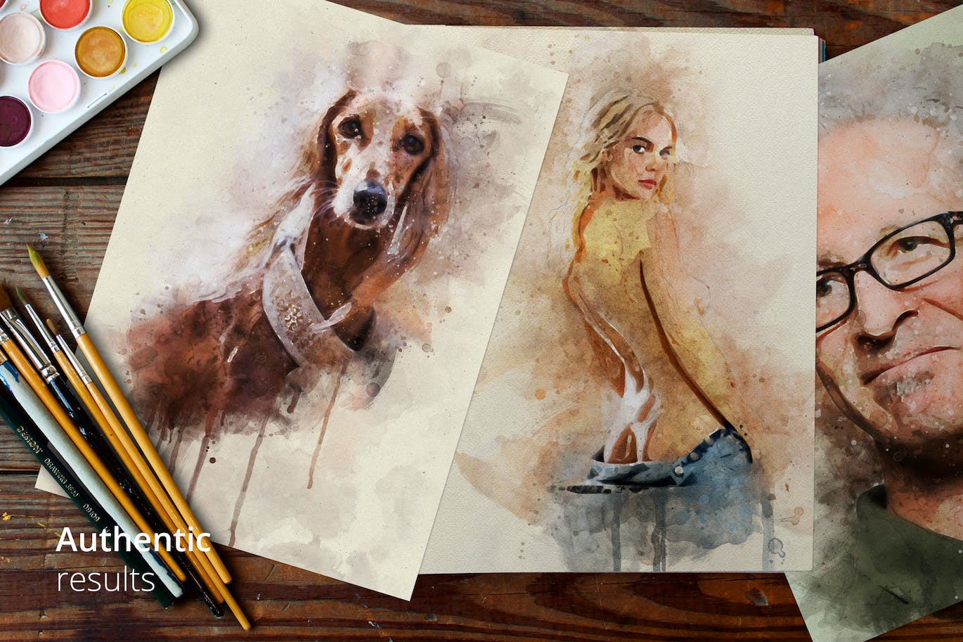 水彩FX-照片效果PS插件 Watercolor FX – Photo Effect Plugin 插件预设 sucaiwan.com
