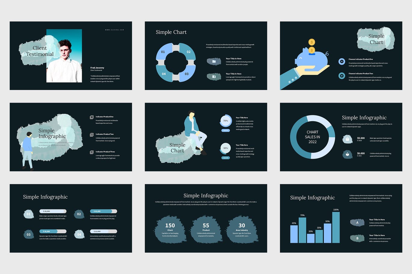 多用途蓝色幻灯片演示PPT模板 Guzeka – Multipurposes Blue Powerpoint Template 幻灯图表 第3张-素材湾丨精选海外优质设计素材资源 多用途蓝色幻灯片演示PPT模板 Guzeka – Multipurposes Blue Powerpoint Template 幻灯图表 sucaiwan.com