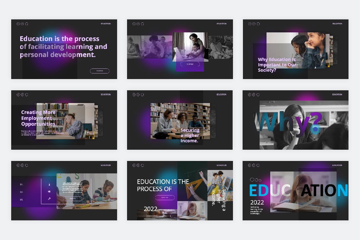 教育多用途演示文稿PPT模板 Education PowerPoint Template 幻灯图表 sucaiwan.com