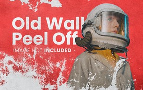 旧墙脱落照片特效PS图层样式 Old Wall Pell Off Photo Effect