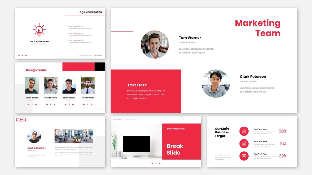 商业品牌指南PowerPoint演示文稿模板 Reddish – Business Brand Guideline Powerpoint 幻灯图表 第4张-素材湾丨精选海外优质设计素材资源 商业品牌指南PowerPoint演示文稿模板 Reddish – Business Brand Guideline Powerpoint 幻灯图表 sucaiwan.com